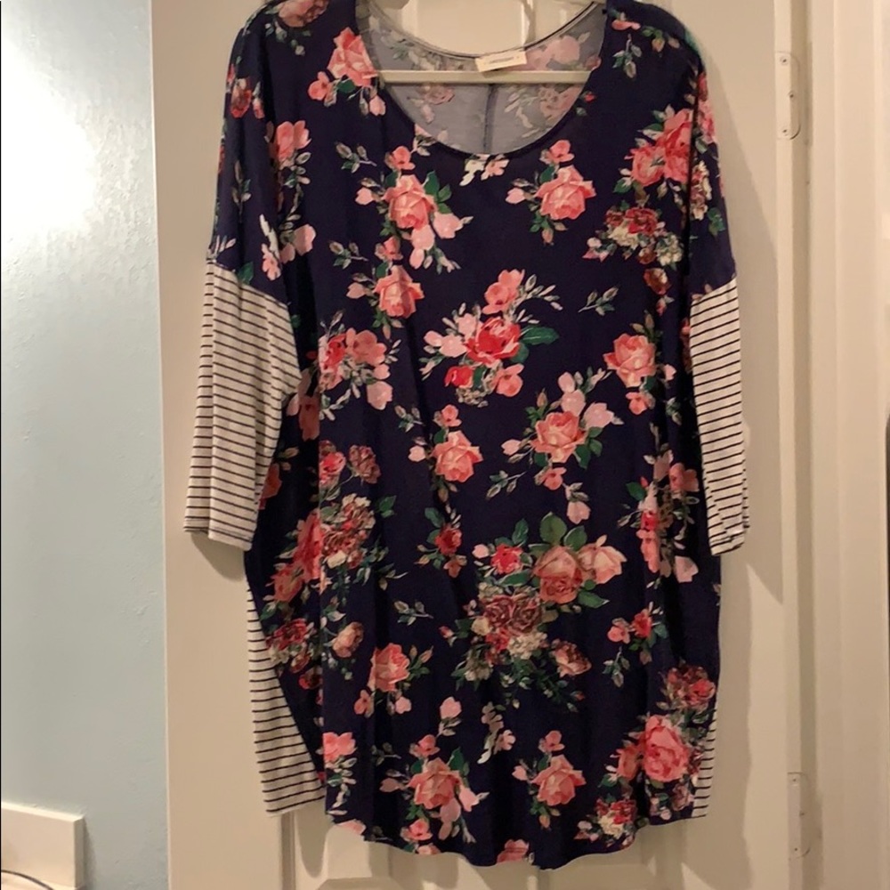 Floral tunic